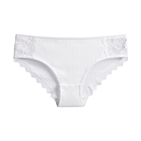 Женские трусы хлопок 3 штуки XL 42 белый хаки 30102 фото