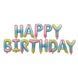 Шарики Happy birthday фольгированные 16 дюймов разноцветный 30456/9 фото 2