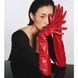 Высокие перчатки женские из экокожи красный 79230 фото 1