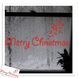 Новогодние наклейки на окна Merry Christmas 57 на 27 см красный 60830063 фото 2