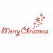 Новогодние наклейки на окна Merry Christmas 57 на 27 см красный 60830063 фото 5