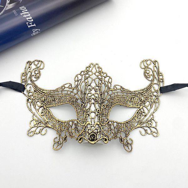 Ажурная маска one size золотистый 18049/4 фото