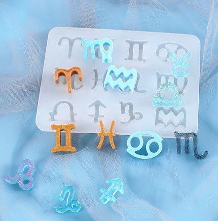 Молд Знаки зодиака 91 на 116 мм серый 40933 фото