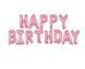 Шарики Happy birthday фольгированные 16 дюймов розовый 30456/5 фото 2